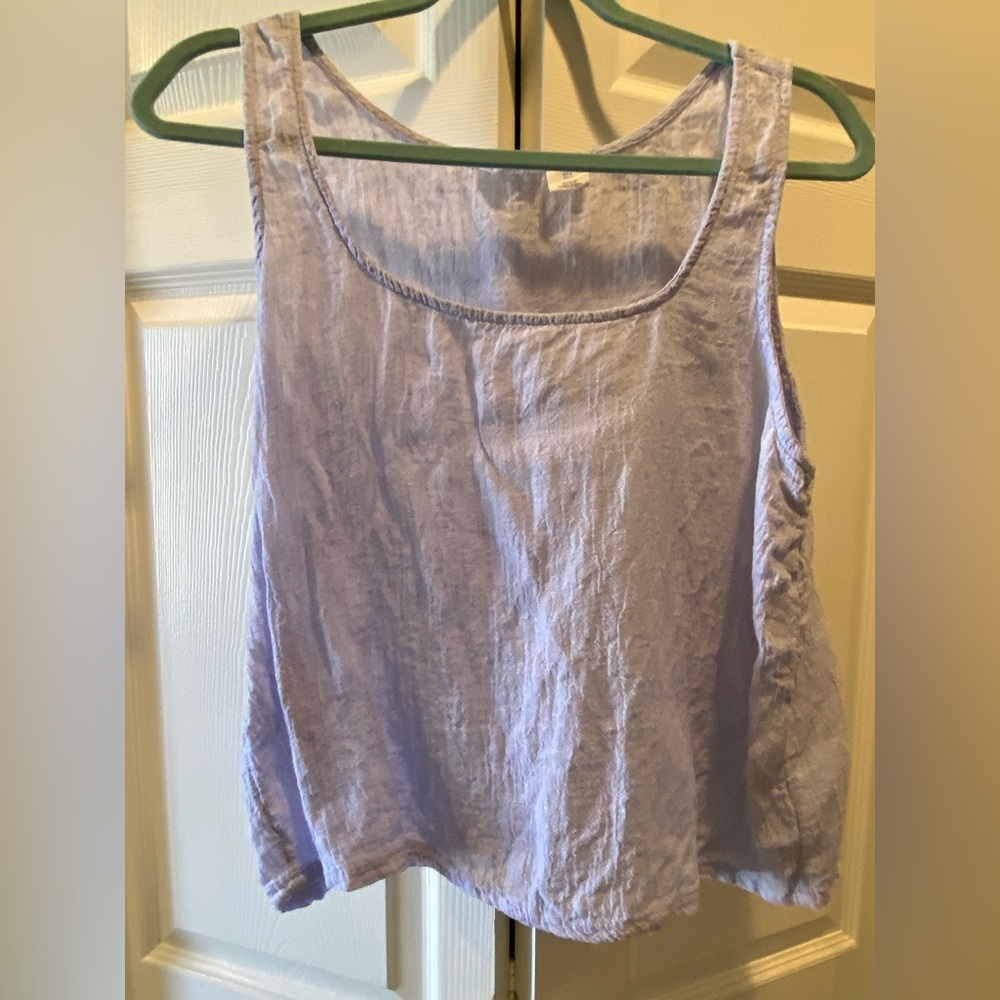 Sigrid Olsen Linen Tank Top